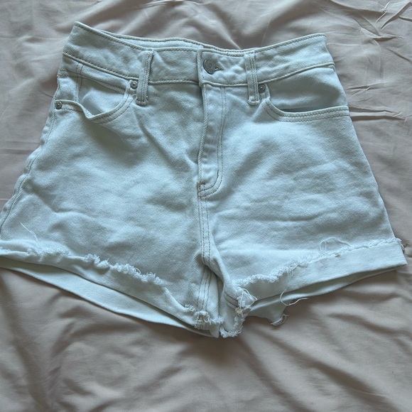 Sincerely Jules Off White size 1 high rise shorts - Picture 1 of 2